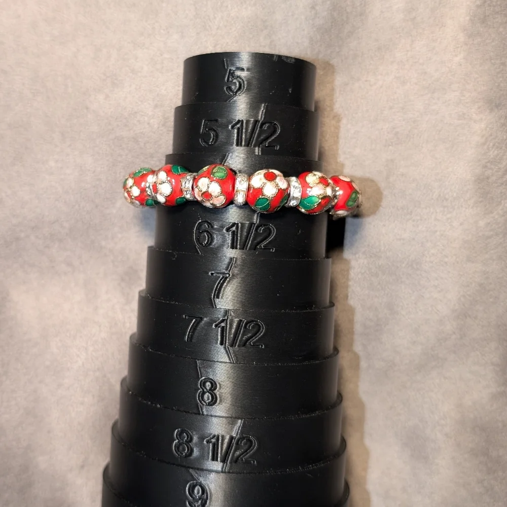 Cloisonne Beaded Bracelet - Picture 9 of 12